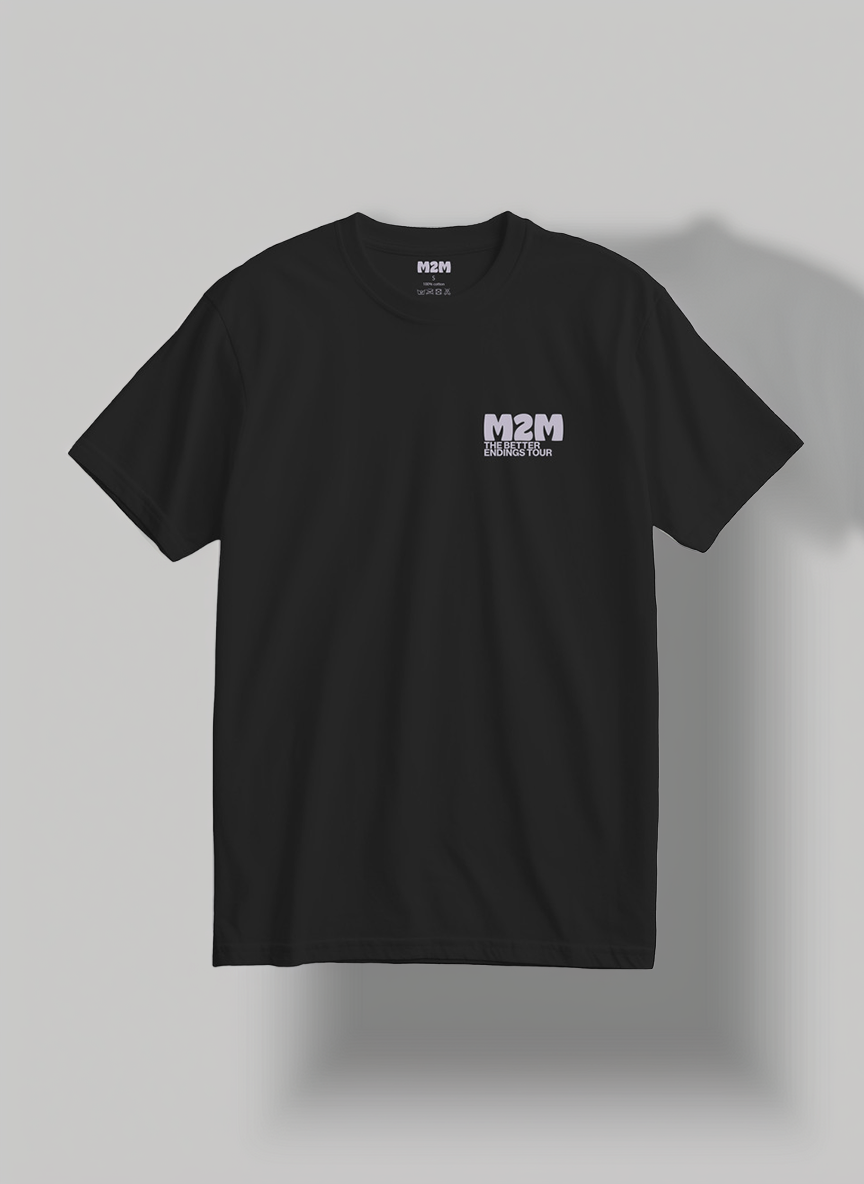 Better Endings Tour Logo T-shirt Black